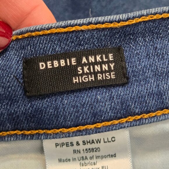 Veronica Beard Women's Size 28 Debbie Ankle High Rise Skinny Jeans - Picture 12 of 12